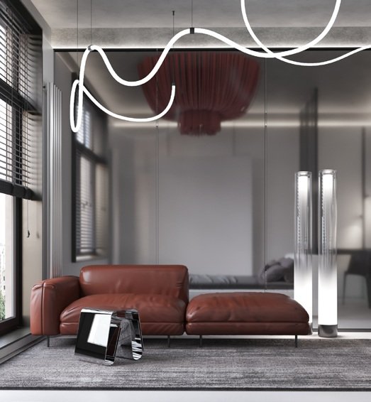 Apartment for a Young Man — Saint Petersburg, Russia