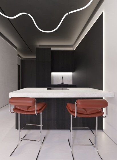 Apartment for a Young Man — Saint Petersburg, Russia